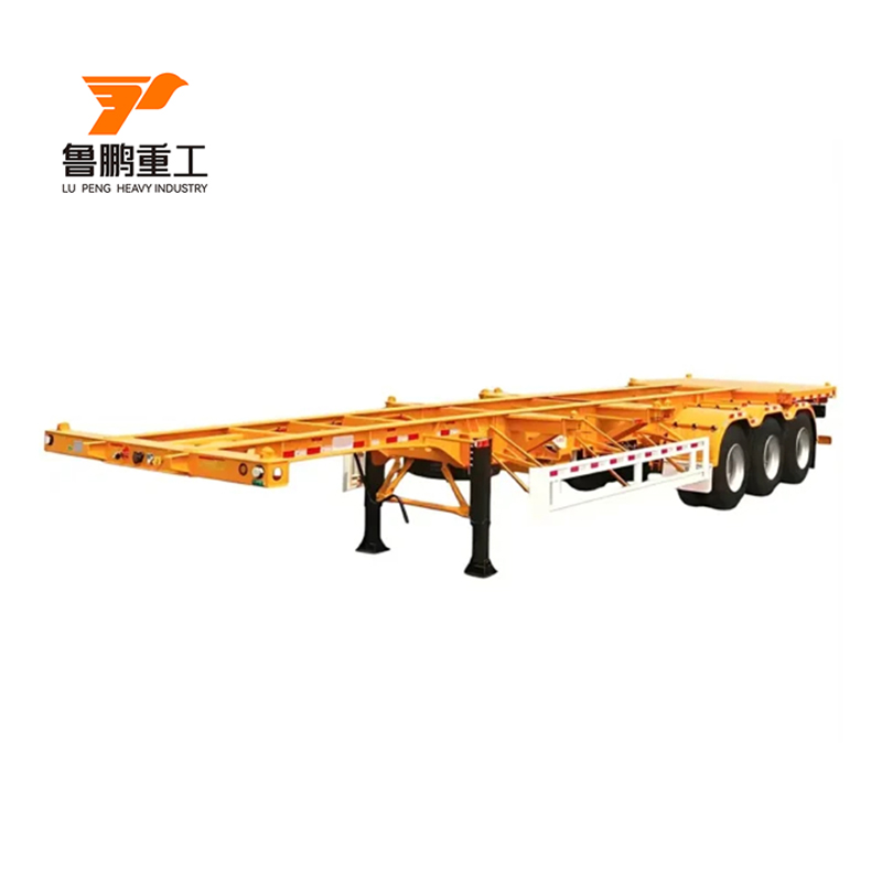Durable Skeleton Trailer for Delivering Container
