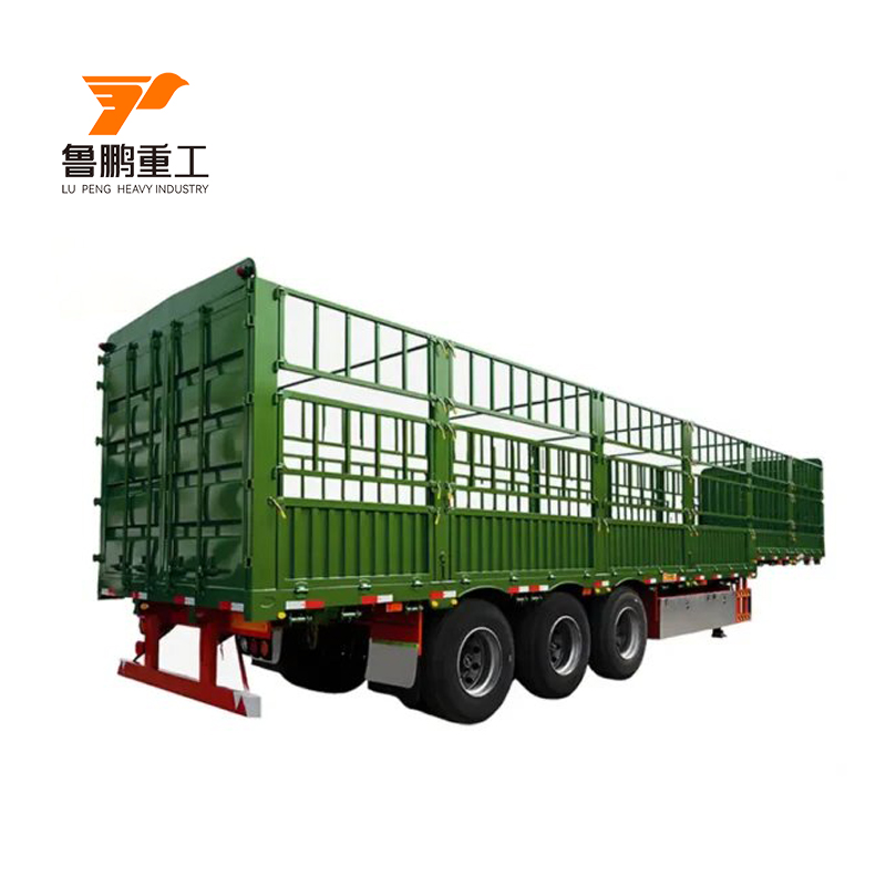 Factory Price 12.5M Truck Fence Semi Trailer 