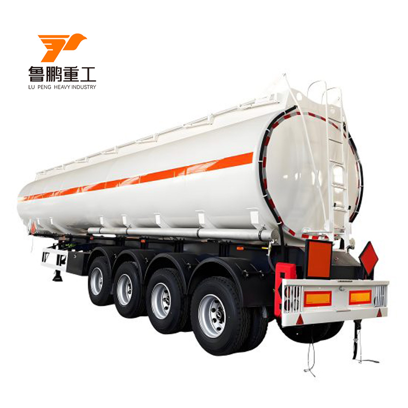 Stainless Steel Liquid Fuel Transport Tanker Trailer for Export