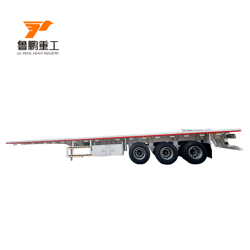 High Quality 20FT 40FT Flatbed Semi Trailers For Sale