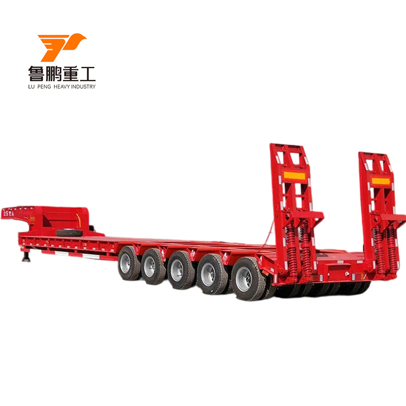 50 Ton 60 Tons Low Bed Trailer For Sale