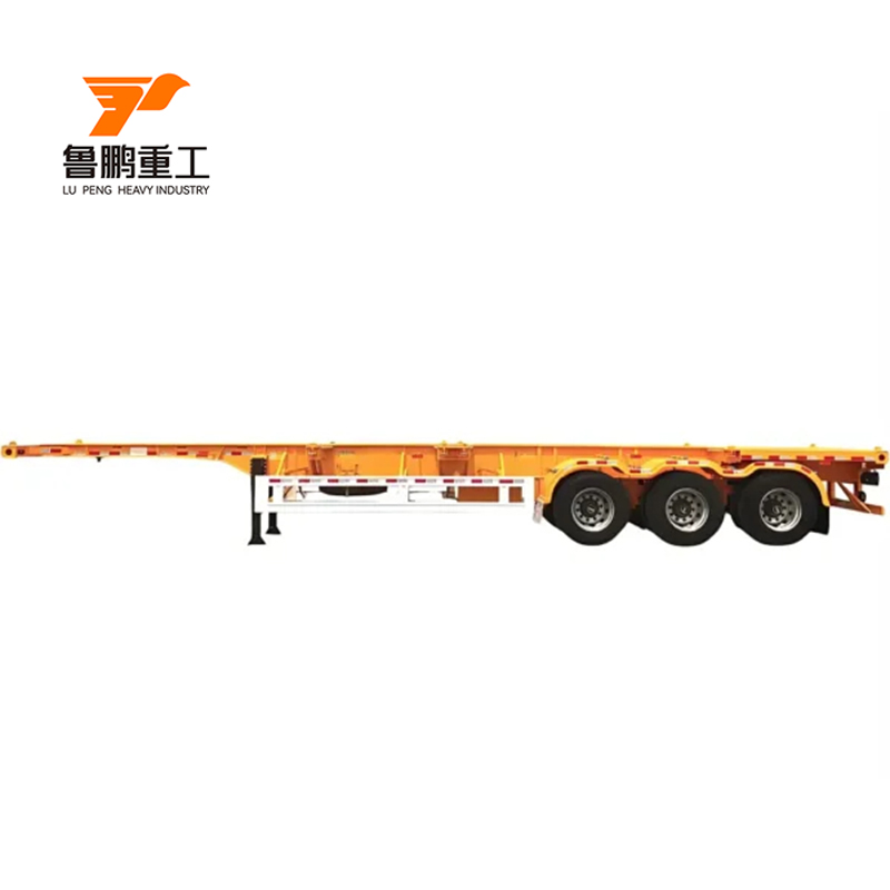 Durable Skeleton Trailer for Delivering Container