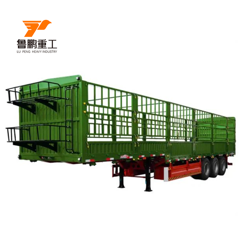 Factory Price 12.5M Truck Fence Semi Trailer 