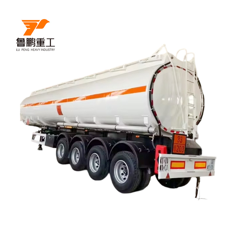 Stainless Steel Liquid Fuel Transport Tanker Trailer for Export