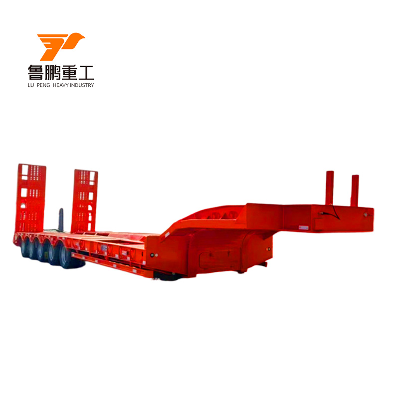 50 Ton 60 Tons Low Bed Trailer For Sale