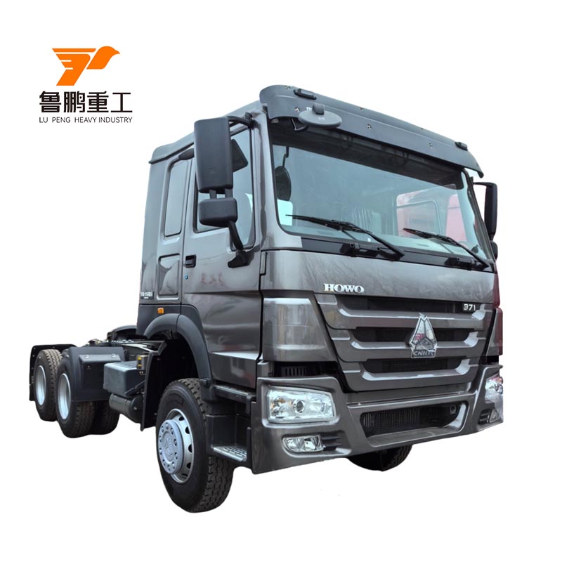 Low Mileage Second Hand Sinotruk Howo 371HP Truck Tractor