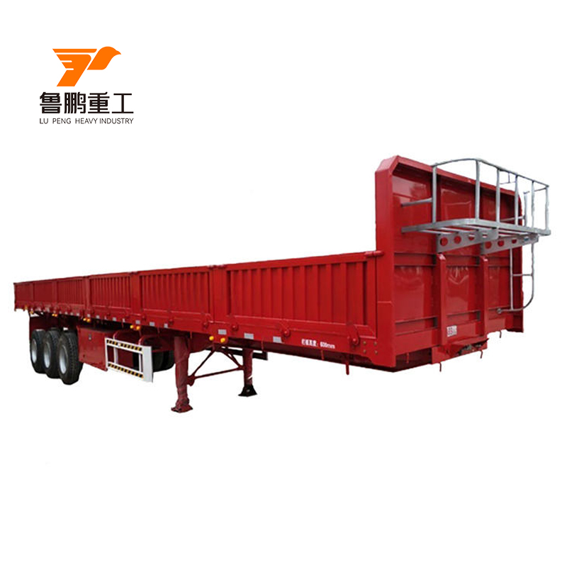 Customized Tri-axle 40ft Durable Dropside Sidewall Truck Trailer for Sale