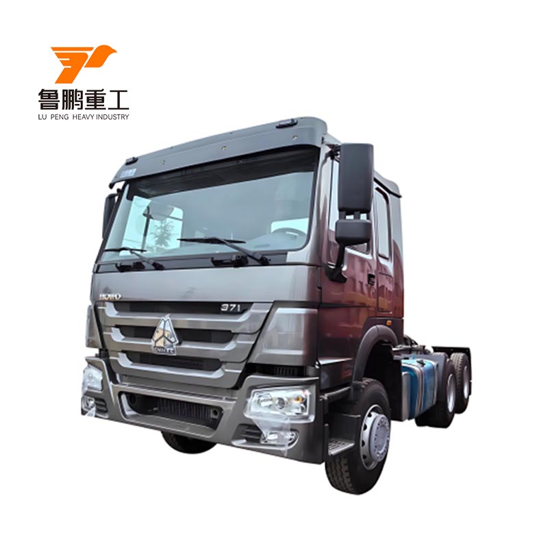 Low Mileage Second Hand Sinotruk Howo 371HP Truck Tractor