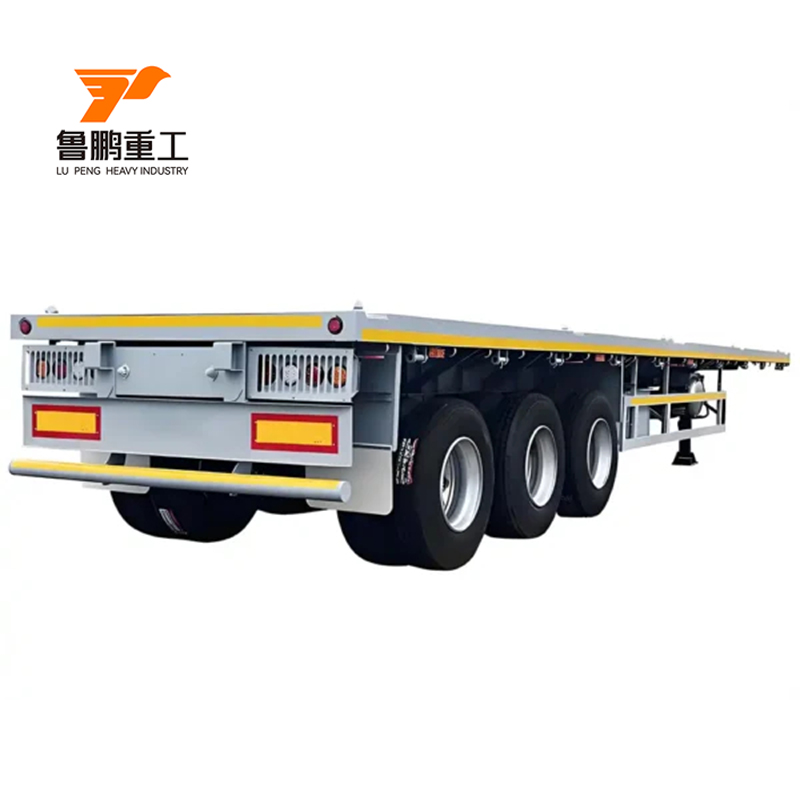 Strong Flatbed Semi Trailer for Versatile Hauling