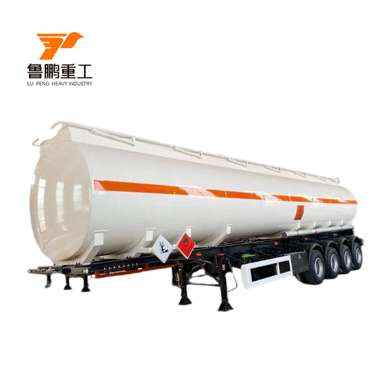 Stainless Steel Liquid Fuel Transport Tanker Trailer for Export