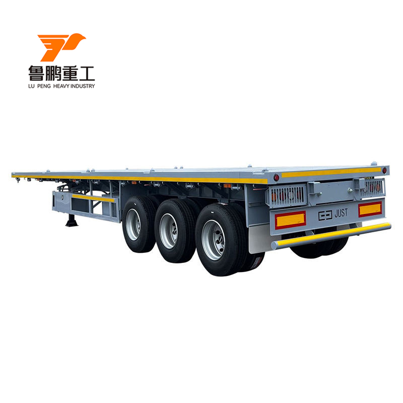 Strong Flatbed Semi Trailer for Versatile Hauling