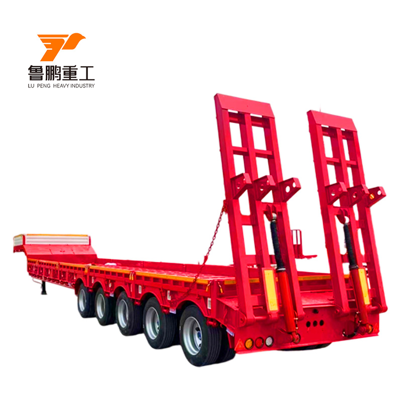 50 Ton 60 Tons Low Bed Trailer For Sale