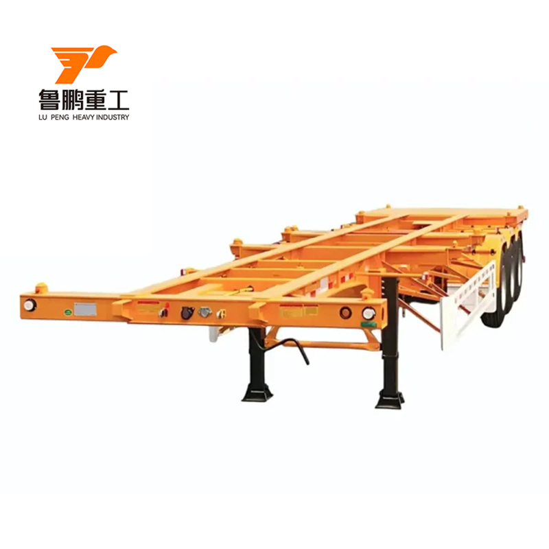 Durable Skeleton Trailer for Delivering Container