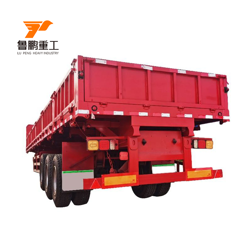 Customized Tri-axle 40ft Durable Dropside Sidewall Truck Trailer for Sale