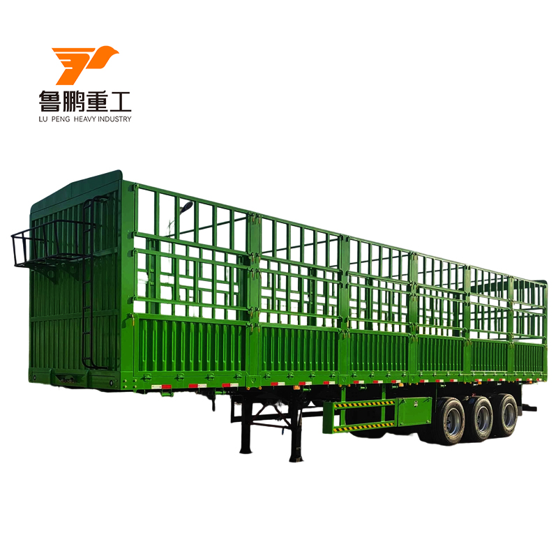 Factory Price 12.5M Truck Fence Semi Trailer 