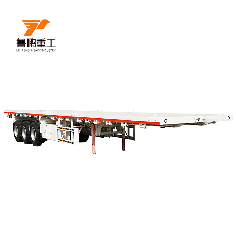 High Quality 20FT 40FT Flatbed Semi Trailers For Sale