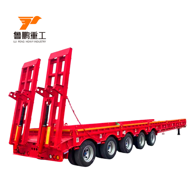 50 Ton 60 Tons Low Bed Trailer For Sale