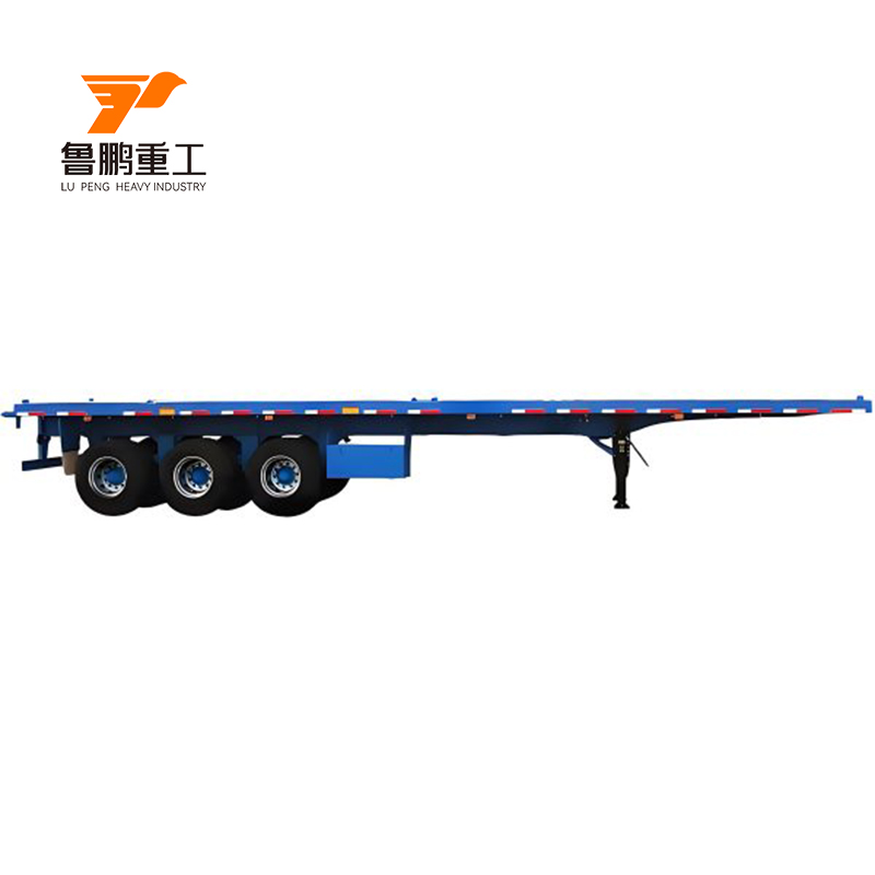40 Feet Container Transport Flat Bed Trailer Truck for Saudi Arabia with Twist Lock