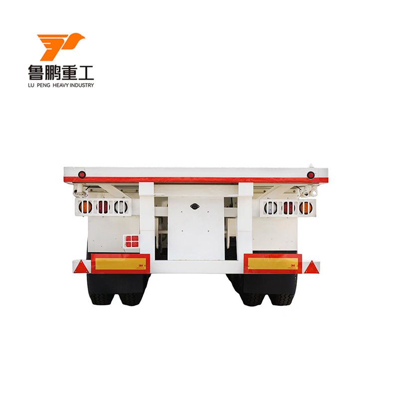 Durable Steel Deck Flatbed Utility Semi Trailer
