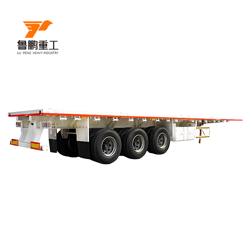 High Quality 20FT 40FT Flatbed Semi Trailers For Sale