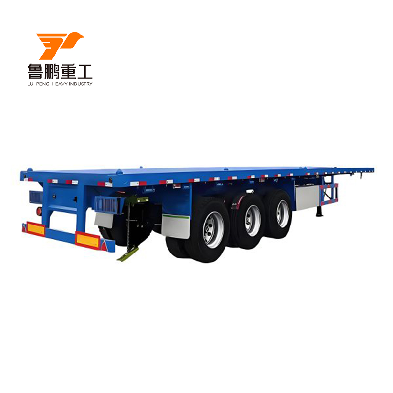 40 Feet Container Transport Flat Bed Trailer Truck for Saudi Arabia with Twist Lock