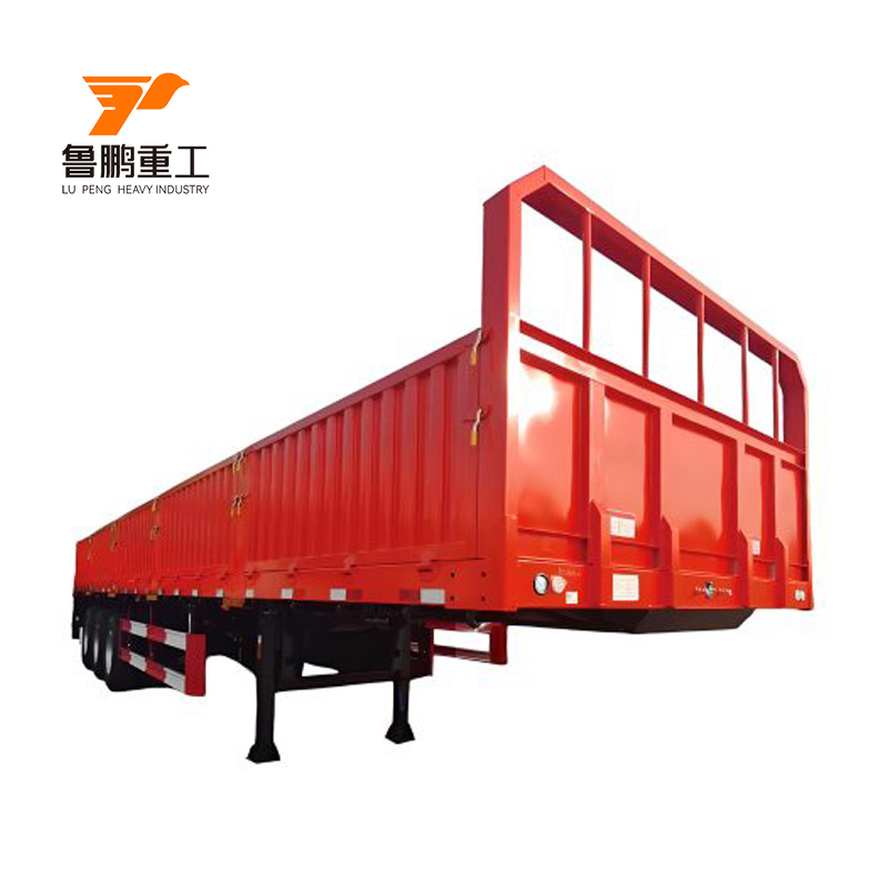Customized Tri-axle 40ft Durable Dropside Sidewall Truck Trailer for Sale
