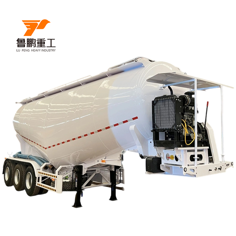 3 Axle Fast Discharging Bulk Cement Semi Trailer 