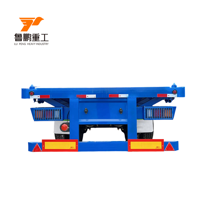 40 Feet Container Transport Flat Bed Trailer Truck for Saudi Arabia with Twist Lock