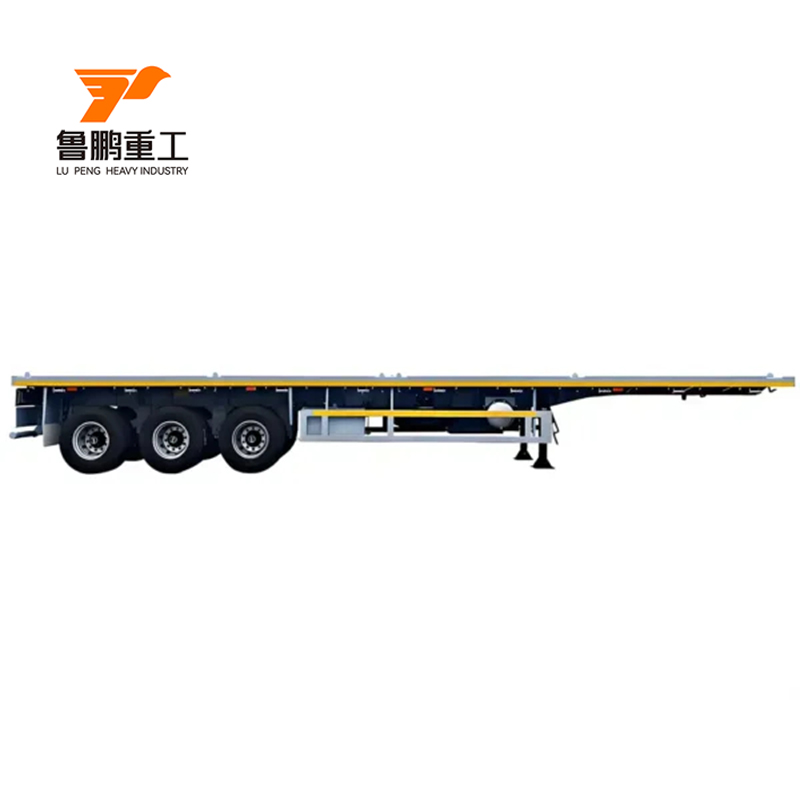Strong Flatbed Semi Trailer for Versatile Hauling