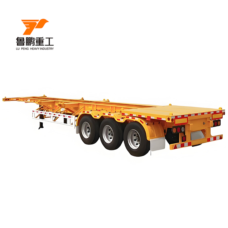 Durable Skeleton Trailer for Delivering Container