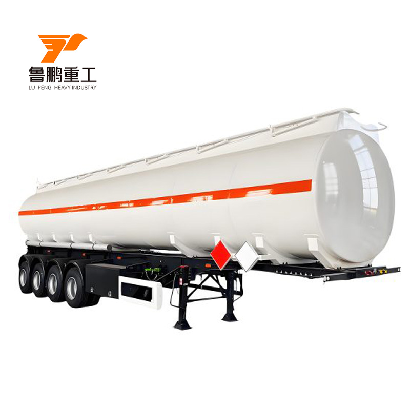 Stainless Steel Liquid Fuel Transport Tanker Trailer for Export